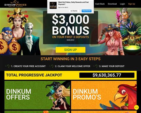 dinkum pokies no deposit bonus|Dinkum Pokies No Deposit Bonus Codes .